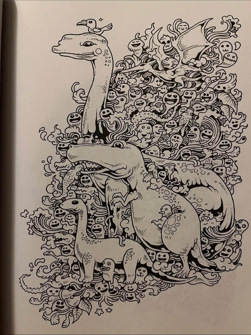 Doodle Invasion Coloring Book by Kerby Rosanes